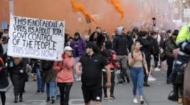 В Австралии разогнали демонстрацию антипрививочников