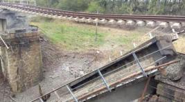 В Курской области началось восстановление моста