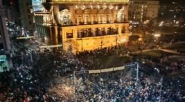 Прозападные демонстранты в Белграде попытались организовать беспорядки