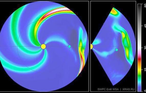На Солнце зафиксирована мощная вспышка: плазменное облако движется к Земле