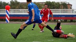 Завершаются игры первого круга первенства Республики Хакасия по футболу
