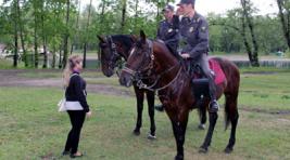 В Абакане заступает на службу конная полиция