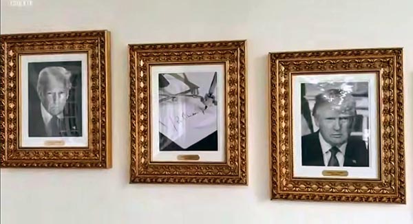 Самописец между Трампами: В Белом Доме убрали портрет Байдена