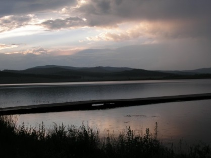 В Хакасии на озере Теплое сын утонул на глазах отца