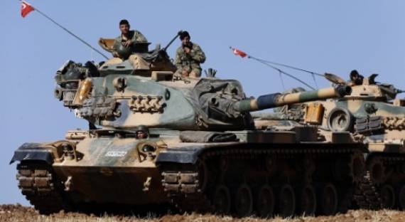 Турецкие танки вторглись в Сирию