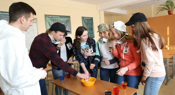Старшеклассники Лицея №7 Саяногорска приняли участие в квесте от РУСАЛа