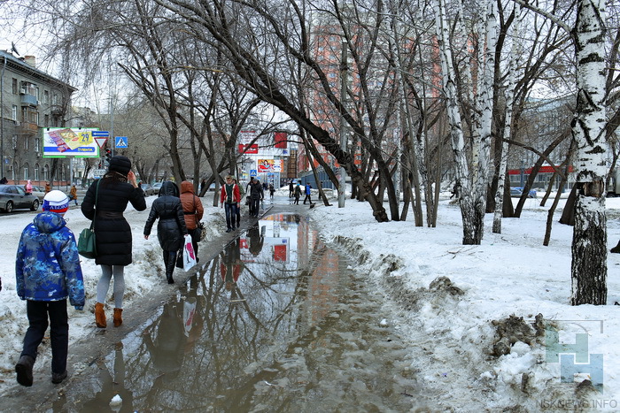 Погода в Хакасии 25 февраля: Берегись тающего снега