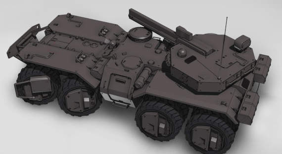 В России может быть построен колесный танк со 125-мм пушкой