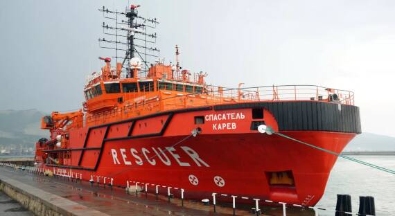 «Спасатель Карев» начал работы по ремонту кабеля в Финском заливе