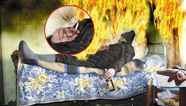 В Хакасии курильщик спалил дом и погиб