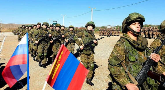 Россия и Монголия начали совместные военные учения