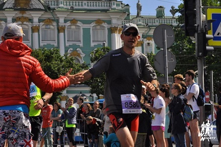 Сергей Еремчук из Хакасии принял участие в марафоне «Белые ночи»