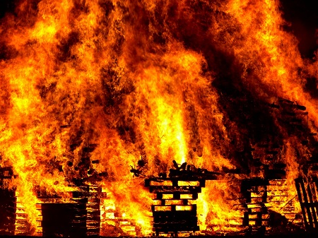 Новый год в Хакасии не обошелся без пожаров