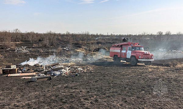 23 пожара тушили в Хакасии в выходные