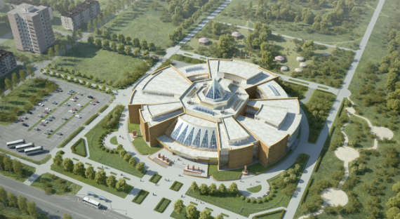 Глава Хакасии проинспектировал строящийся культурно-исторический музейный комплекс