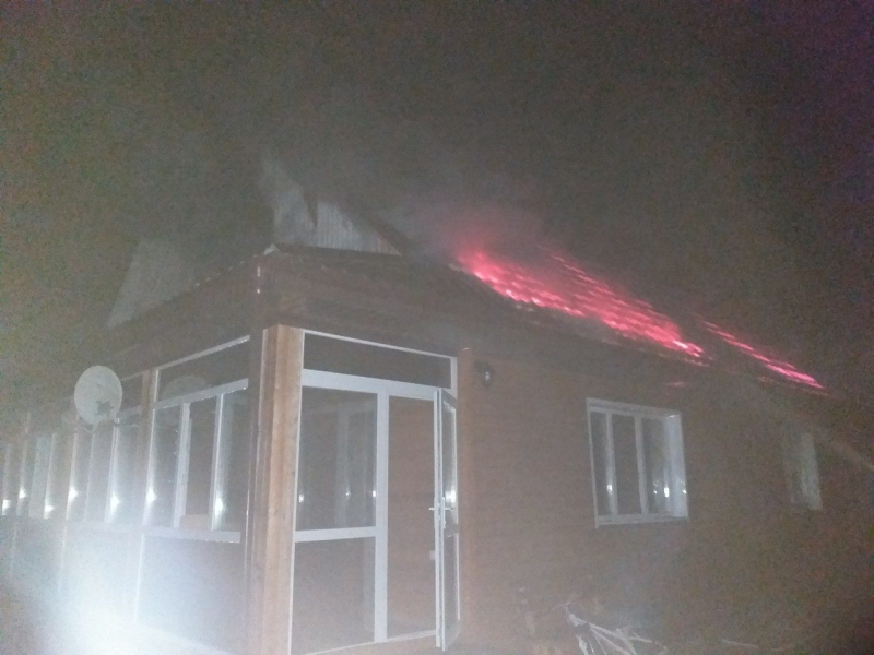 Усть-абаканец в приступе злости сжег свой дом