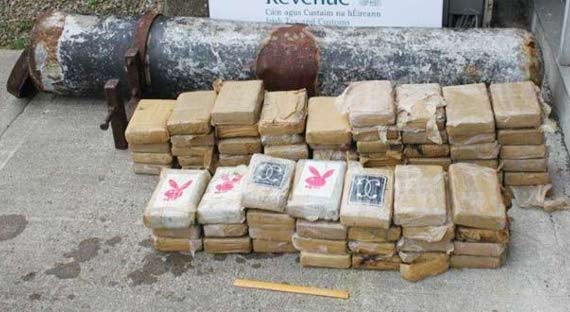 В Ирландии нашли торпеду с кокаином на €5 млн.