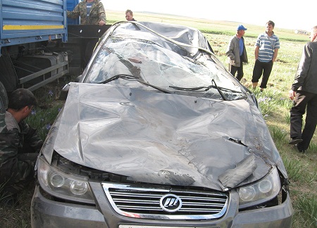 В Хакасии погиб водитель иномарки