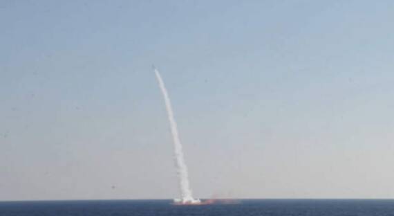 Подлодка «Магадан» совершила подводные пуски ракет «Калибр»