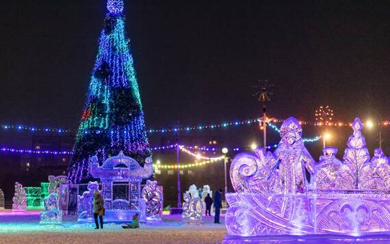 Ледовый городок от РУСАЛа откроется в Саяногорске 26 декабря
