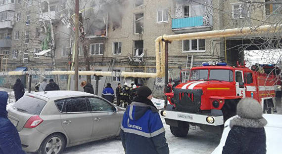 В Саратове взорвался газ в жилом доме: пострадали десять человек