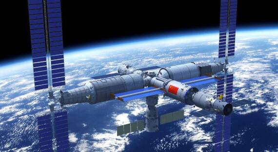 Китай заявил о сборке основной конфигурации своей орбитальной станции