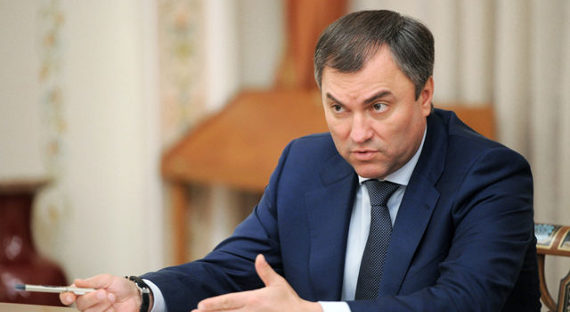 Володин поддержал идею закона о защите чести президента РФ