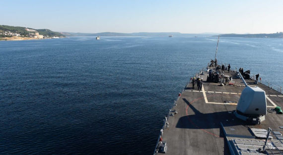 США намерены ввести в Черное море корабль для демонстрации силы