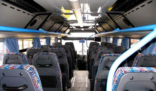 В автобусах, едущих из Хакасии, решили показать программу о ВОВ