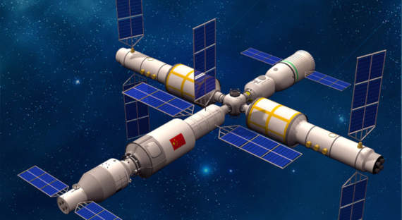 Китай отчитался о завершении первого этапа строительства орбитальной станции