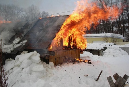«Банный понедельник» в Хакасии стал «пожарным»