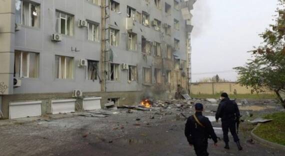 У здания телекомпании в Мелитополе произошел взрыв
