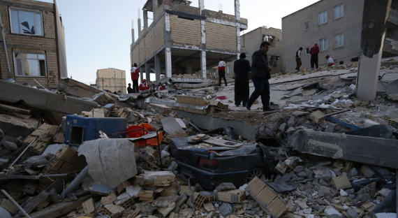В Иране произошли три мощных землетрясения