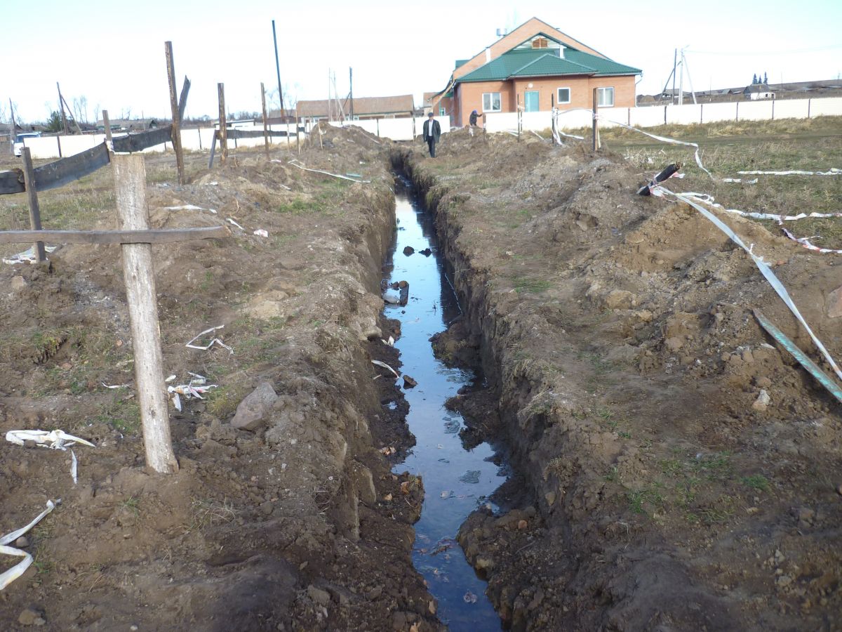 Деревню в Хакасии подтапливают подземные воды