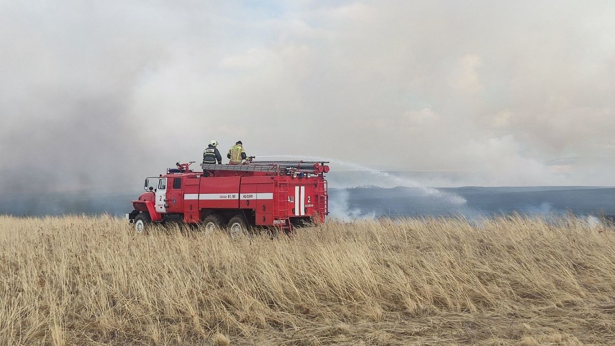 В Хакасии сначла года потушено 1462 пожара