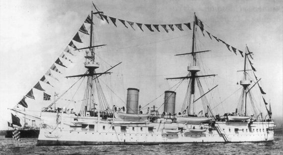 В Японском море обнаружен крейсер «Дмитрий Донской»
