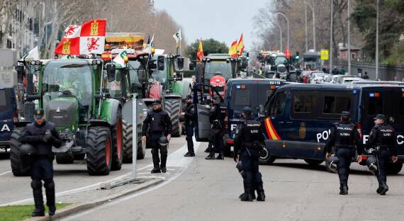 В Варшаве произошли столкновения между фермерами и полицией