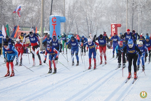 В Хакасии прошли большие лыжные соревнования