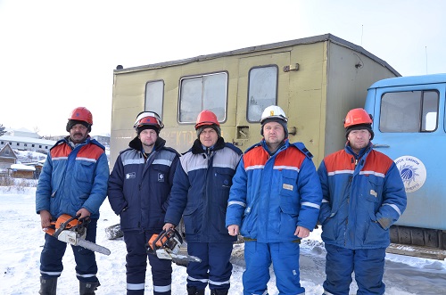Энергетики из Хакасии трудятся в Кемеровской области