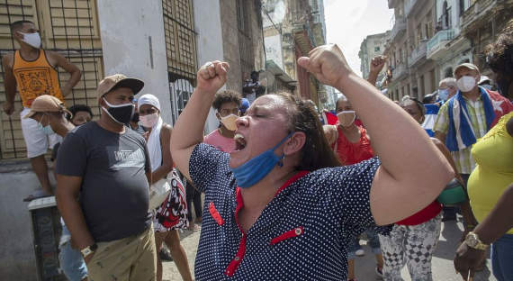 Бразилия и США поддержали беспорядки на Кубе