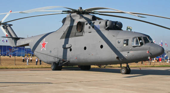 Вертолет Ми-26 совершил экстренную посадку в Красноярском крае