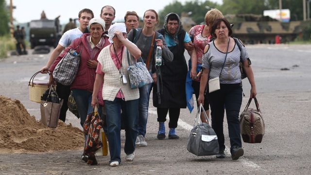 ООН: украинцы бегут в Россию