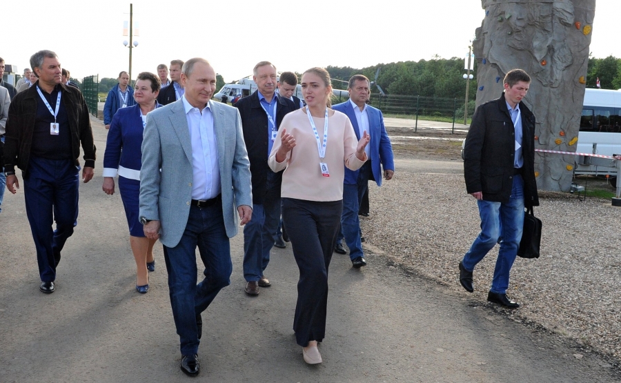 Путин и молодежь на "Территории Смыслов"