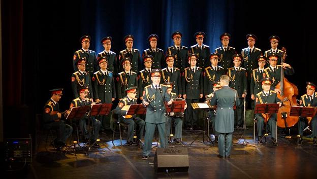 Ансамбль песни и пляски имени А. В. Александрова выступает в Хакасии