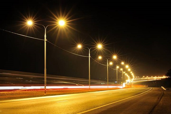 На федеральной трассе в Хакасии зажглись фонари