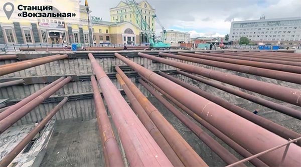 В Красноярске продолжается строительство метрополитена