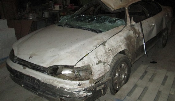 В Саяногорске водитель устроил аварию, после чего скрылся (ФОТО)