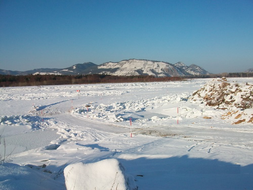 В Хакасии откроют ледовую переправу на реке Абакан