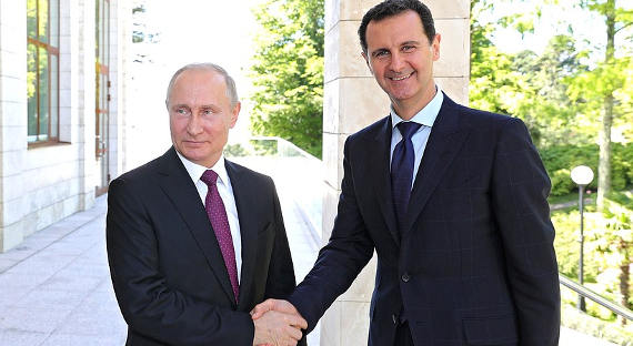 Путин предложил Асаду пригласить Трампа на встречу в Дамаск
