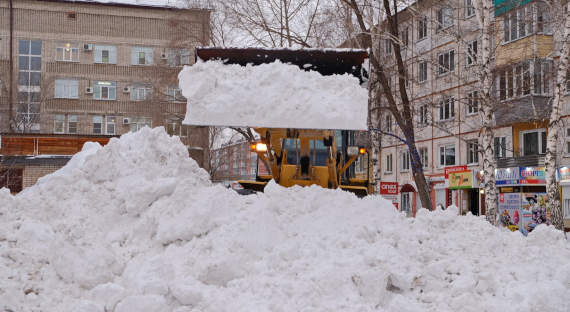 Обильный снегопад уже накрыл Красноярск